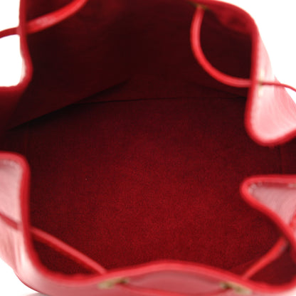 Louis Vuitton Epi Petit Noe Castillan Red 5 of 8