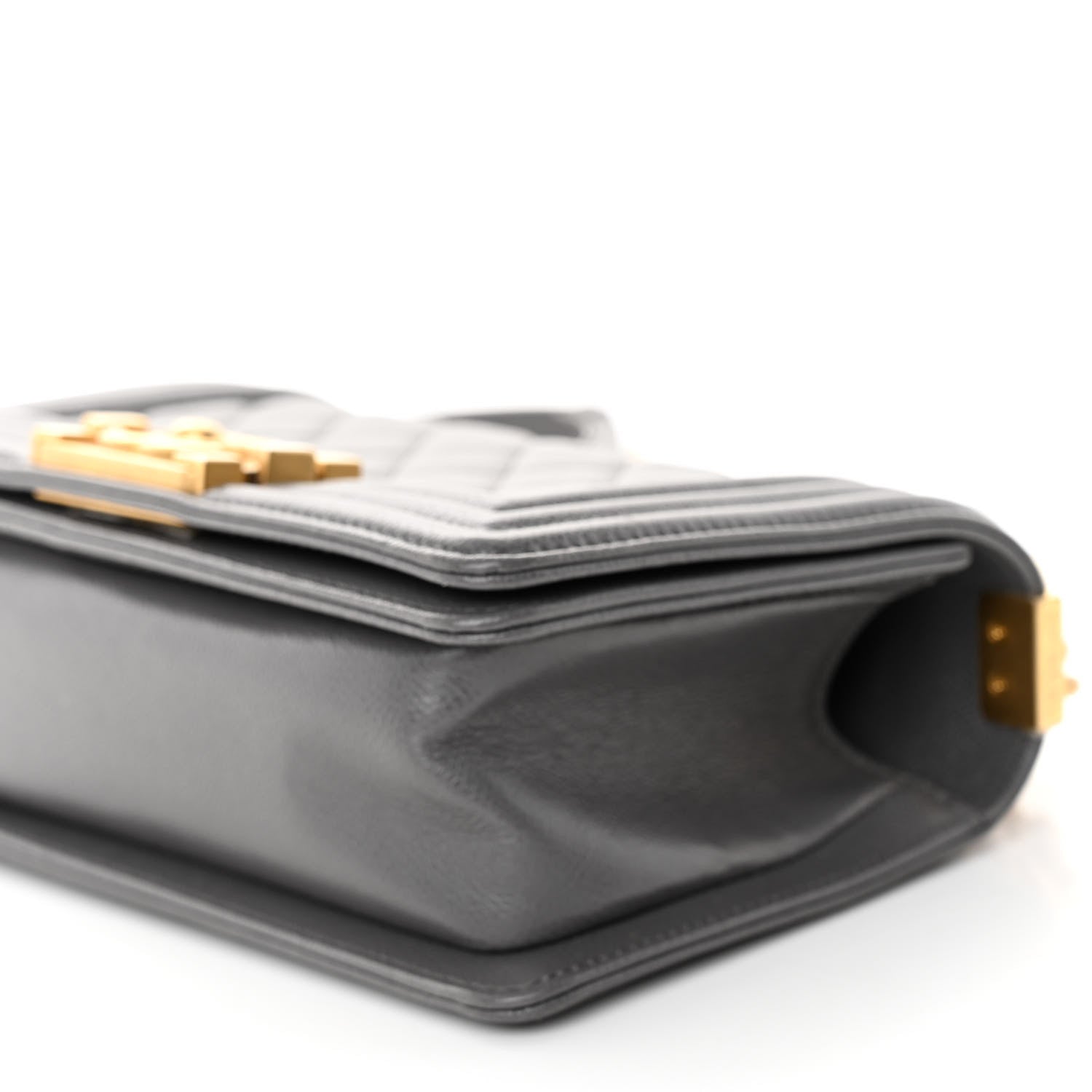 Chanel Caviar Quilted Small Boy Flap Grey 10 of 10