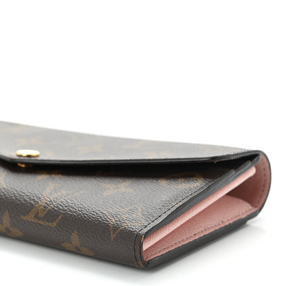 Louis Vuitton Monogram Sarah Wallet NM Rose Ballerine 8 of 10