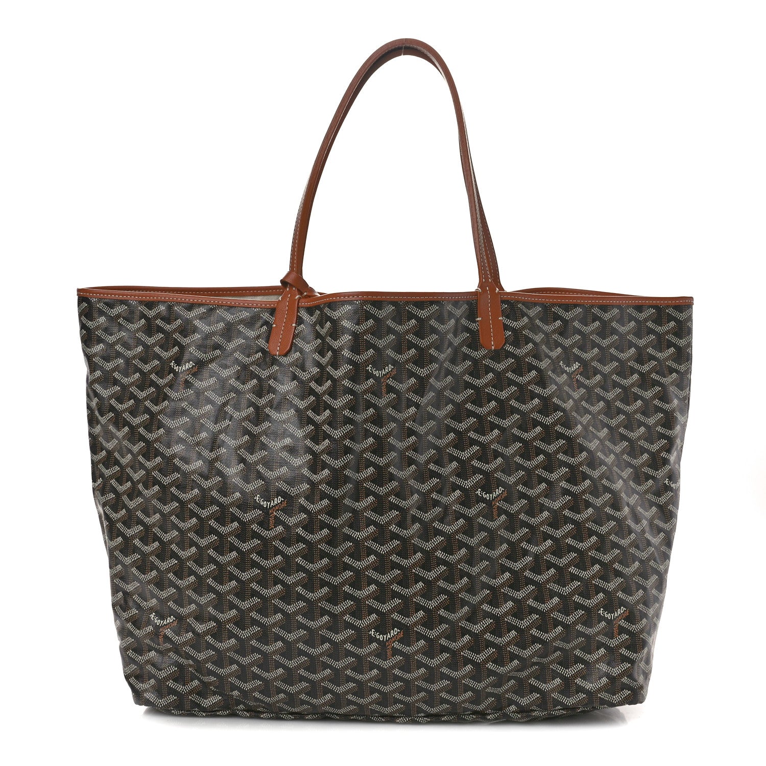 Goyard Goyardine Saint Louis GM Black Gold 1 of 12