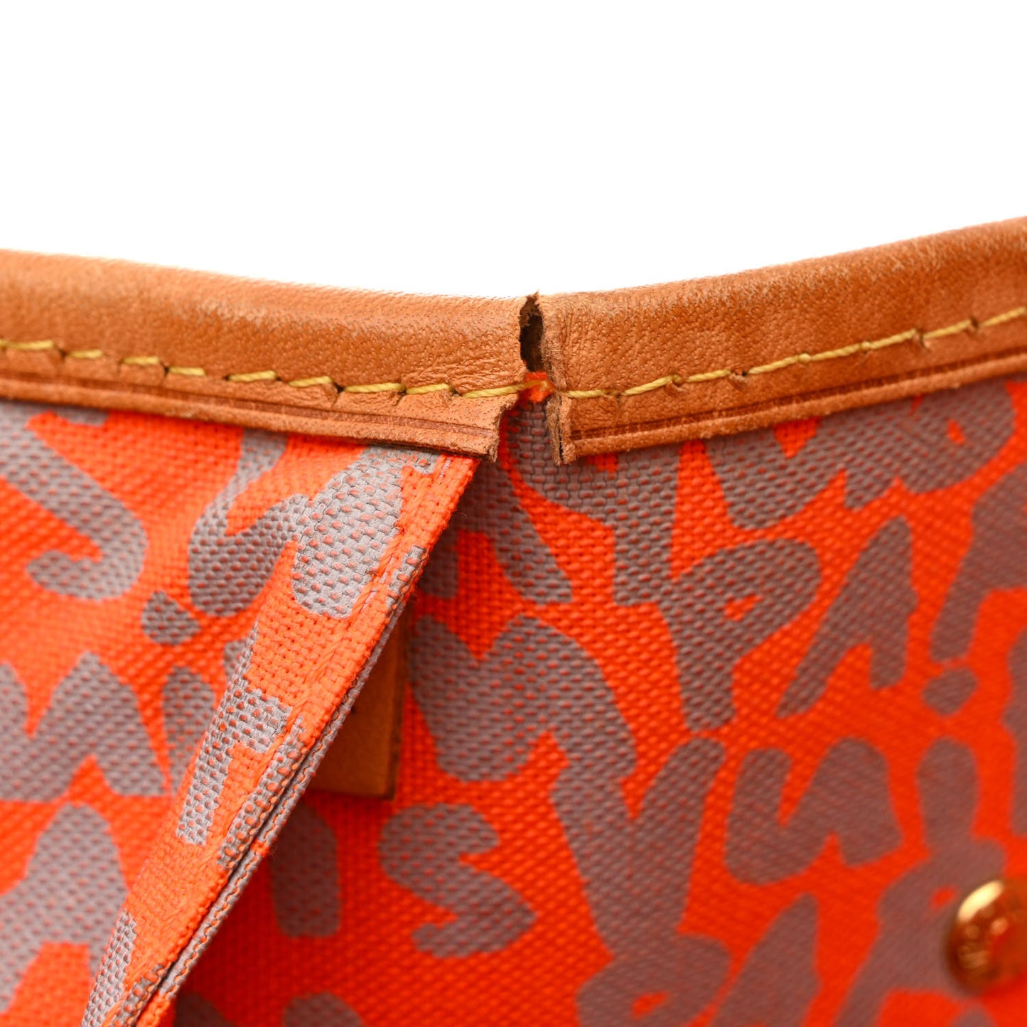 Monogram Graffiti Neverfull GM Orange