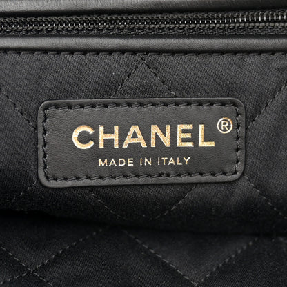 Chanel Shiny Calfskin Quilted Chanel 22 Black 6 of 10
