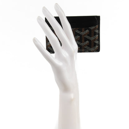 Goyard Goyardine Saint Sulpice Card Holder Black 2 of 7