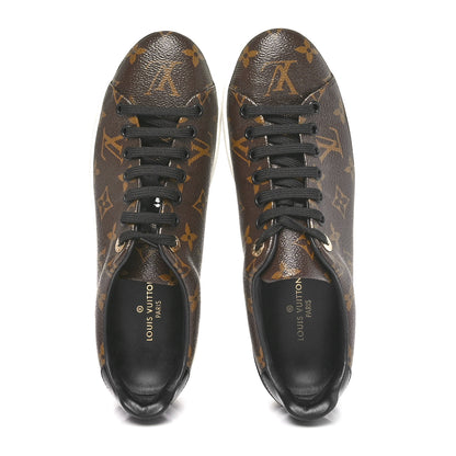 Louis Vuitton Patent Monogram Frontrow Sneakers 38 2 of 8