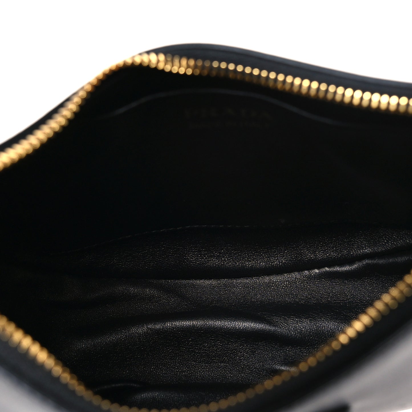 Soft Calfskin Arque Shoulder Bag Black