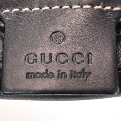 Gucci Canvas Crest Hobo Black 7 of 9
