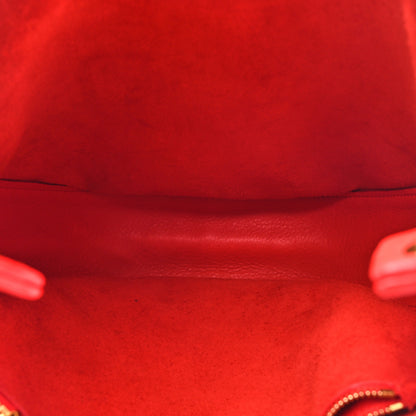 Celine Natural Calfskin Hobo Red 5 of 14