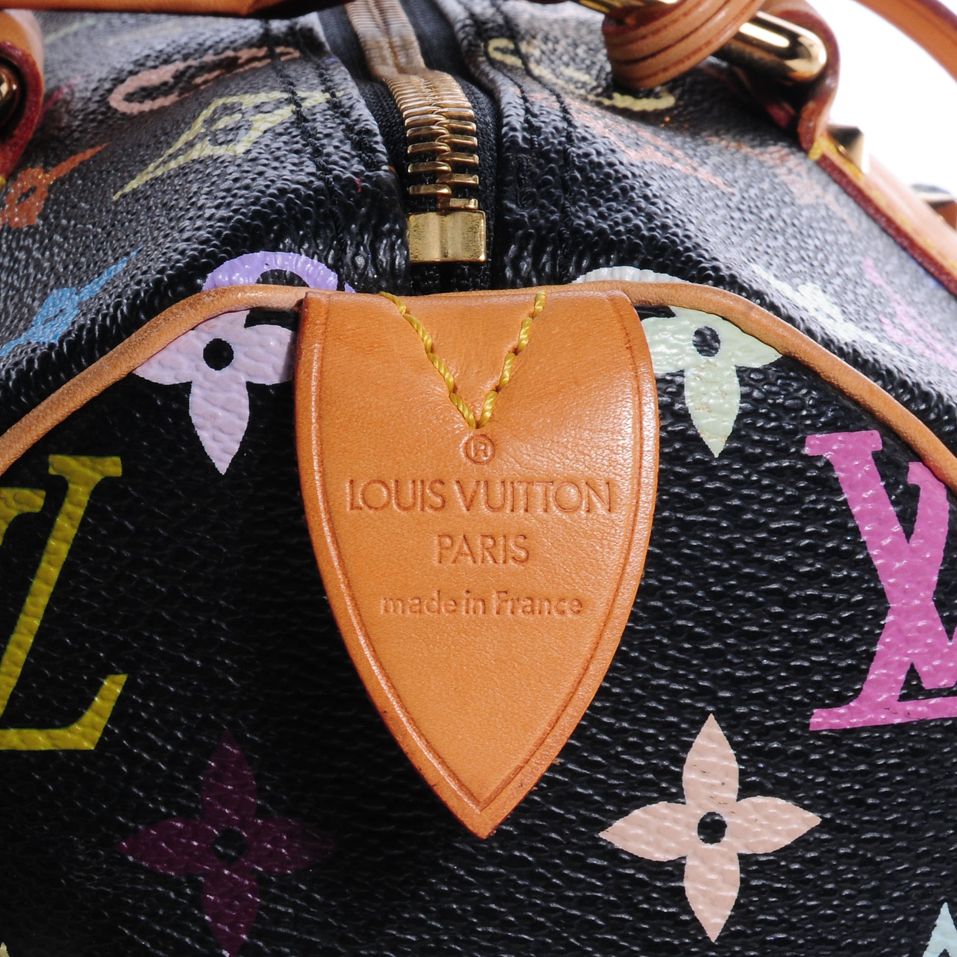 Louis Vuitton Monogram Multicolor Speedy 30 Black 7 of 7