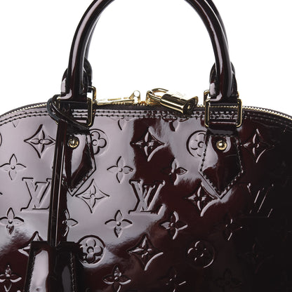 Louis Vuitton Vernis Alma PM Amarante 7 of 9