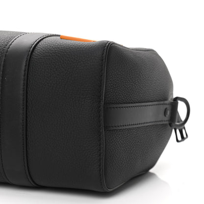 Louis Vuitton Calfskin Damier Distorted City Keepall Black 10 of 10