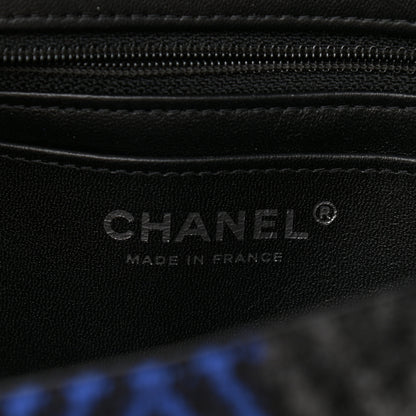 Chanel Wool Quilted Mini Rectangular Flap Red Grey Multicolor 6 of 11
