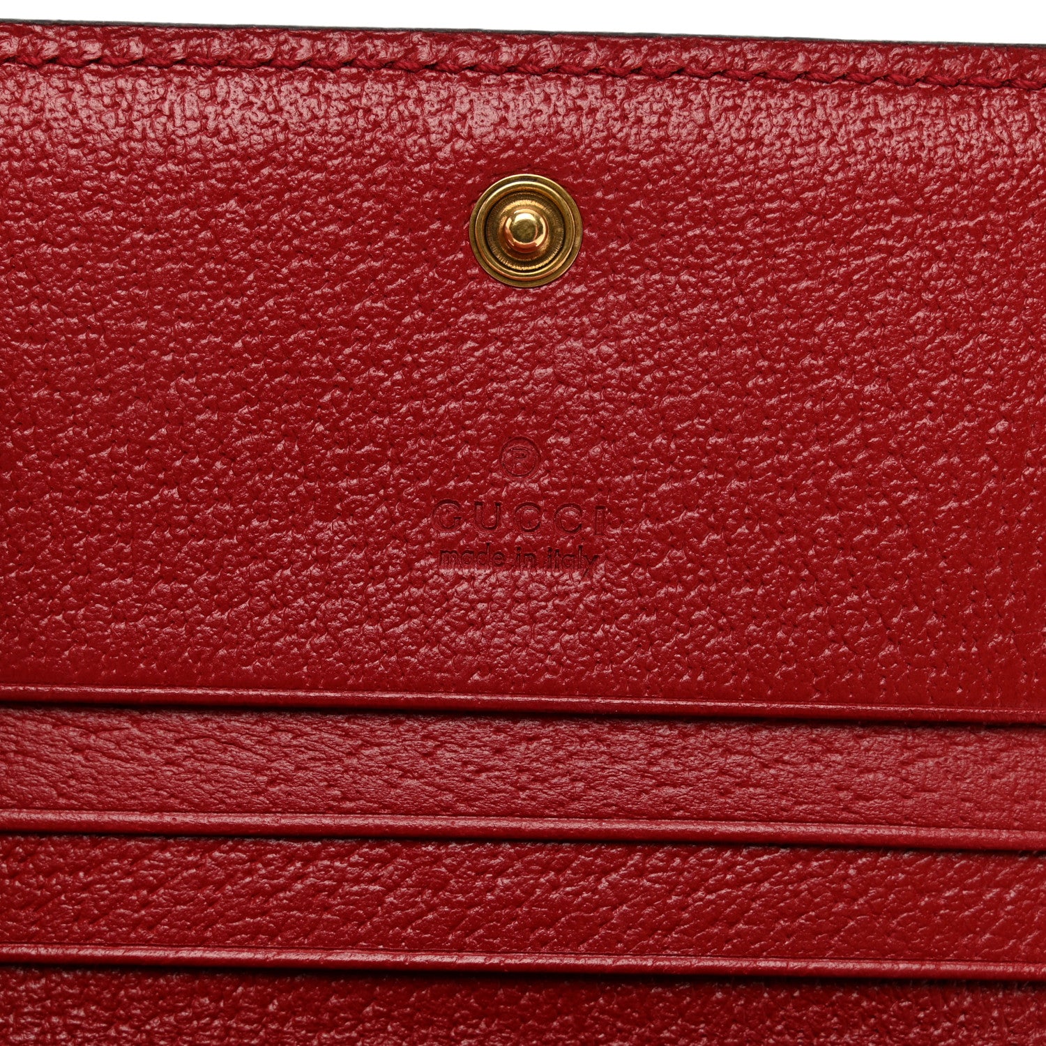 Gucci GG Supreme Monogram Queen Margaret Card Case Red 6 of 7