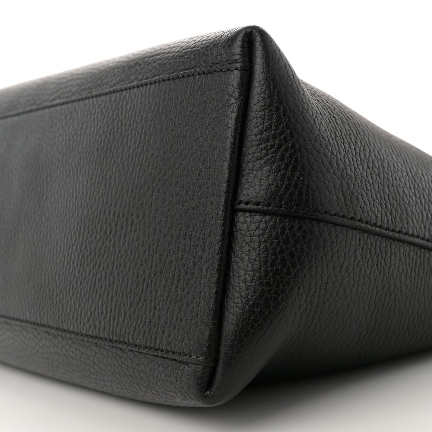 Dollar Calfskin GG Charm Satchel Black