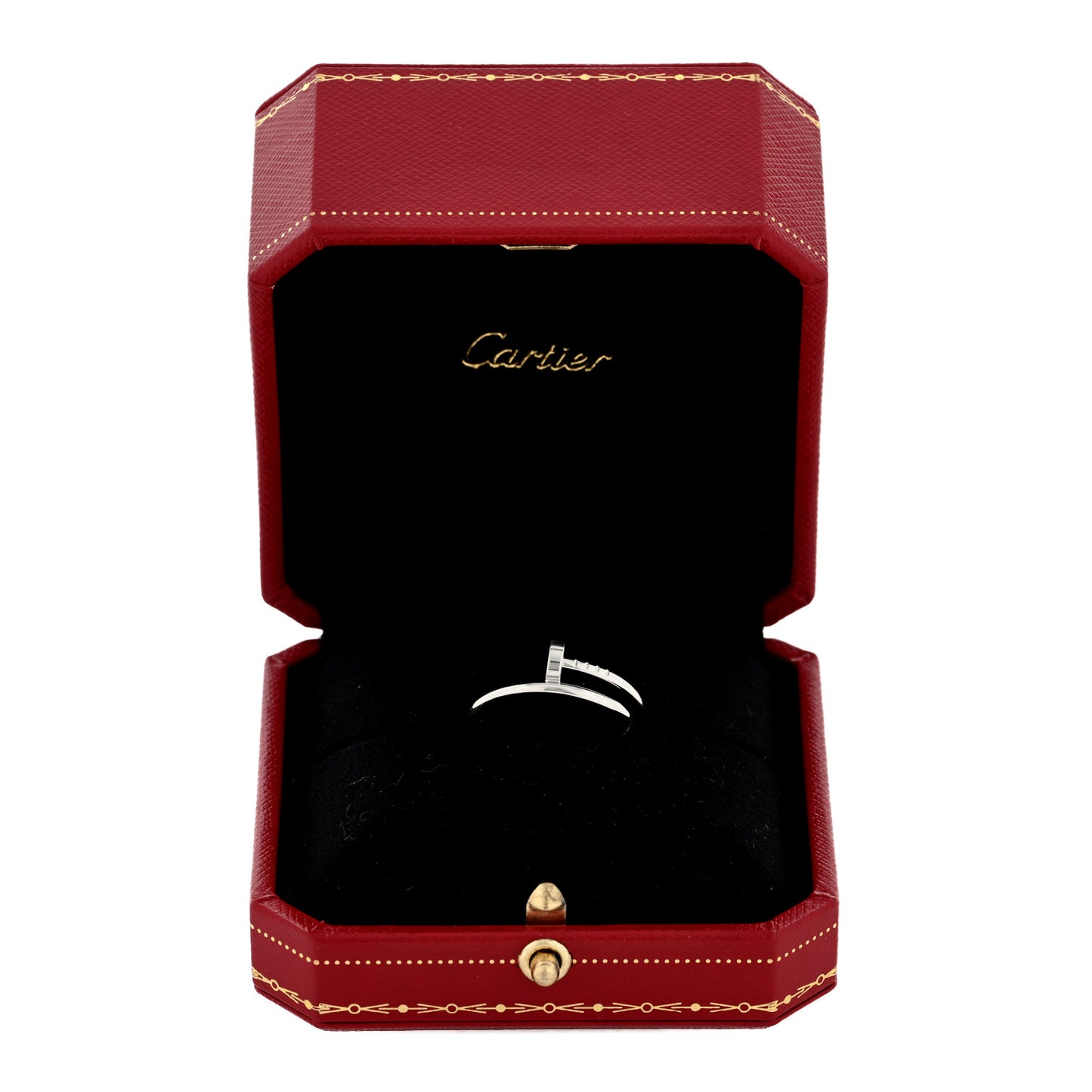 18K White Gold Small Juste Un Clou Ring 59 8.75