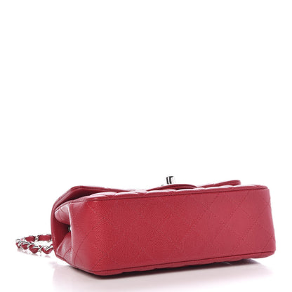 Chanel Caviar Quilted Mini Rectangular Flap Pink 4 of 8