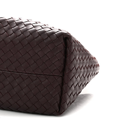 Bottega Veneta Calfskin Intrecciato Pinacoteca Reversible Tote Dark Barolo Pickle 10 of 10