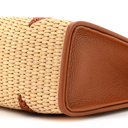 Louis Vuitton Raffia Monogram Giant Toiletry Pouch 26 Tan 7 of 10