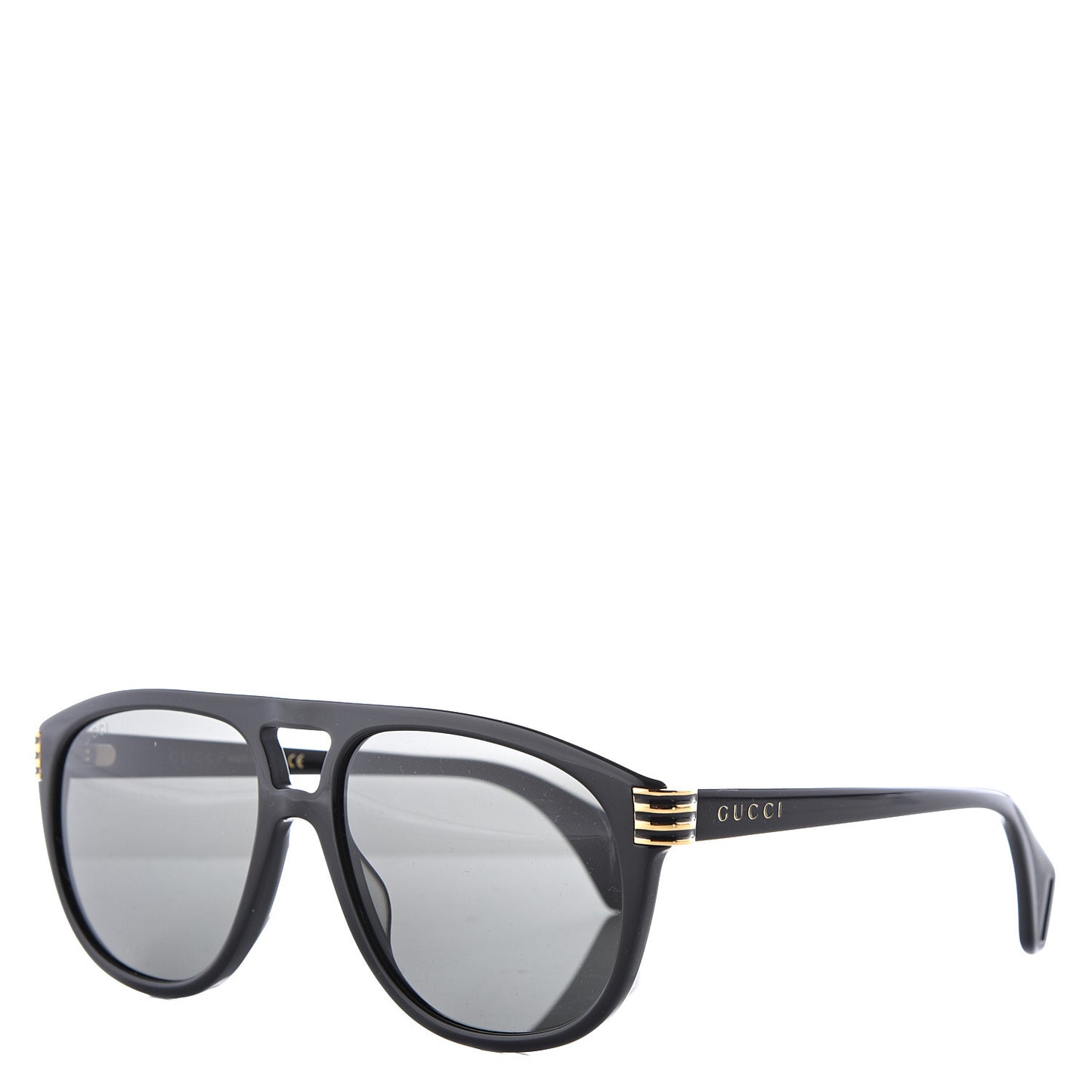Acetate Aviator Sunglasses GG0525S Black