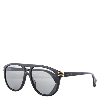 Gucci Acetate Aviator Sunglasses GG0525S Black 1 of 7