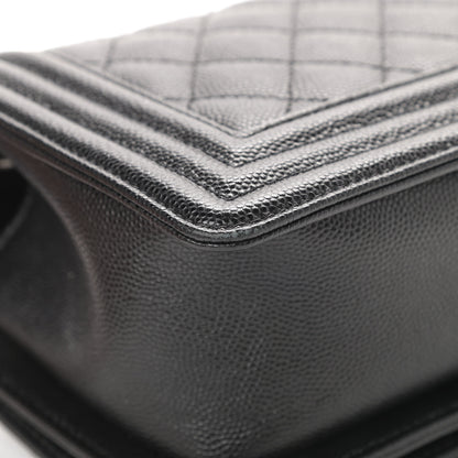 Chanel Caviar Quilted Small Boy Flap Black 9 of 13