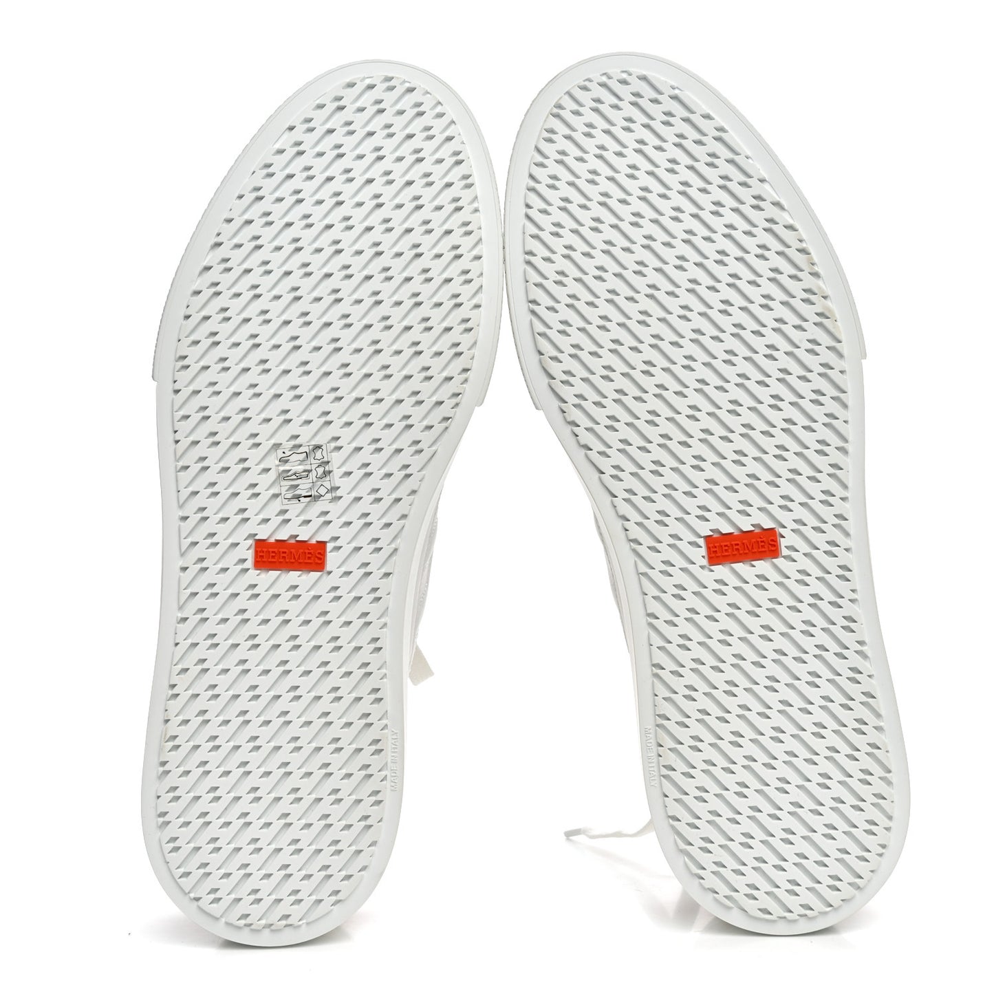 Calfskin Mens Deep Sneakers 44 White Gold