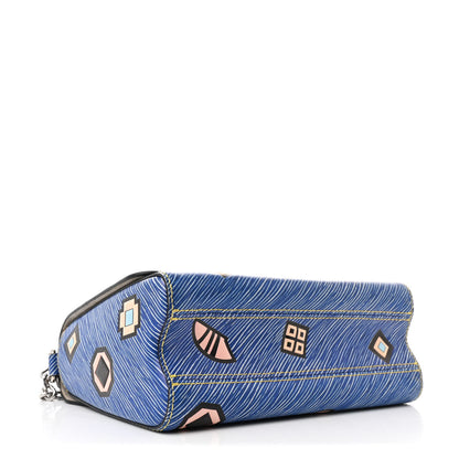 Louis Vuitton Epi Azteque Twist Shoulder Bag MM Denim Light 4 of 12