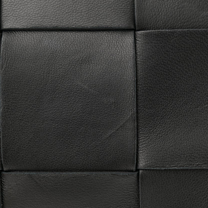Bottega Veneta Lambskin Maxi Intrecciato Mini Cassette Crossbody Pouch Black 10 of 10