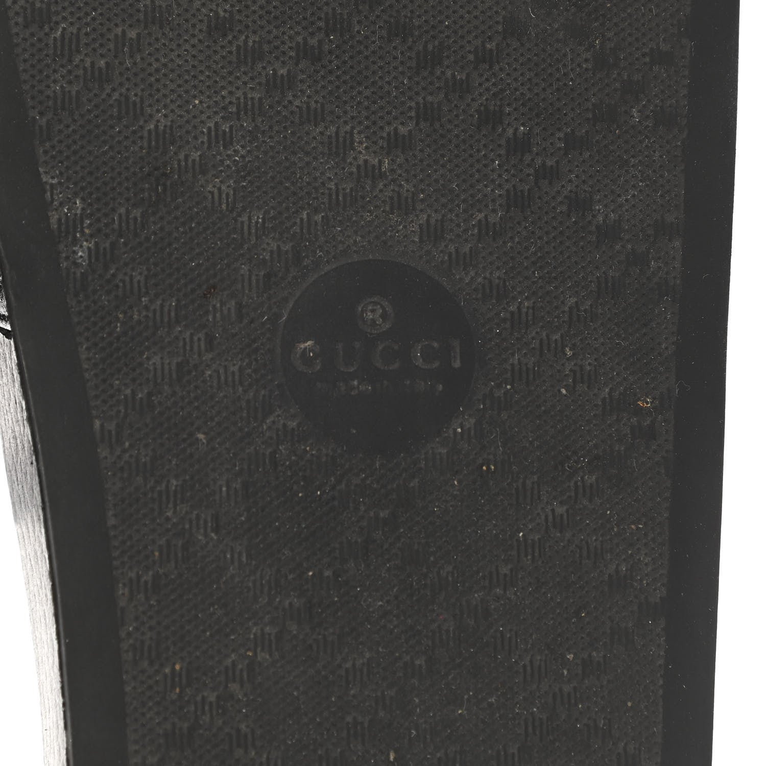 Gucci X SEGA Supreme Canvas GUCCY Stars Womens Slide Sandals 40 Black Gold 6 of 8