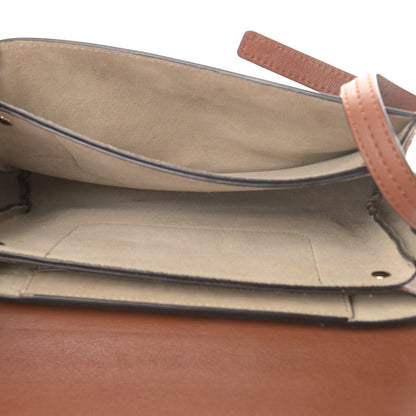 Chloe Suede Calfskin Small Faye Shoulder Bag Tobacco 4 of 5