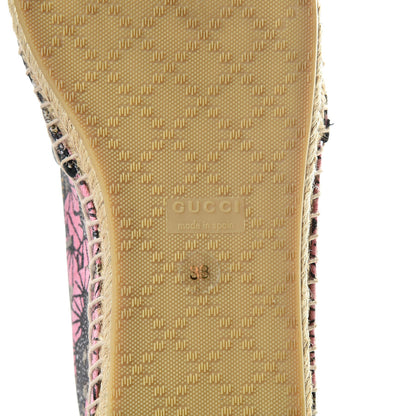 Gucci GG Supreme Monogram Bengal Espadrilles 38 Beige Pink 6 of 8