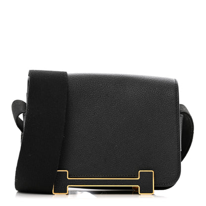 Hermes Chevre Mysore Geta Black 1 of 12
