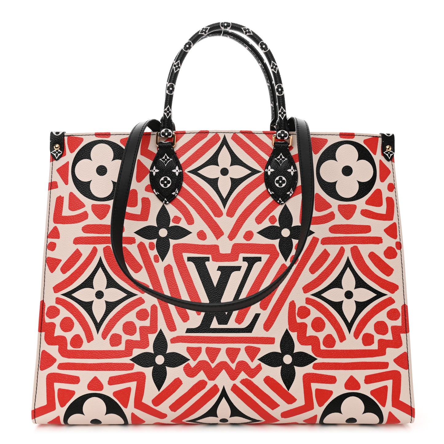 Monogram Giant Crafty Onthego GM Creme Rouge Black