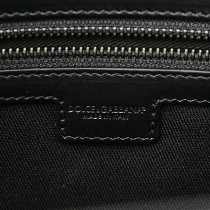 Dolce & Gabbana Calfskin Embossed Briefcase Black 6 of 9