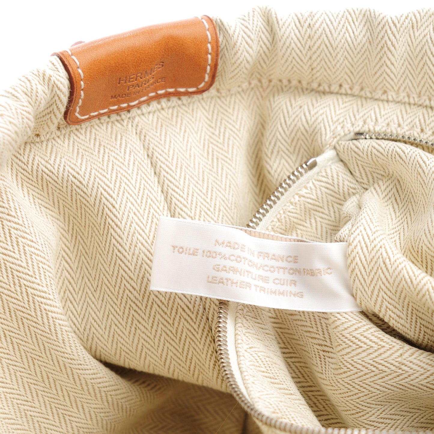 Canvas Barenia Fourbi 25 MM Pouch Naturel Fauve