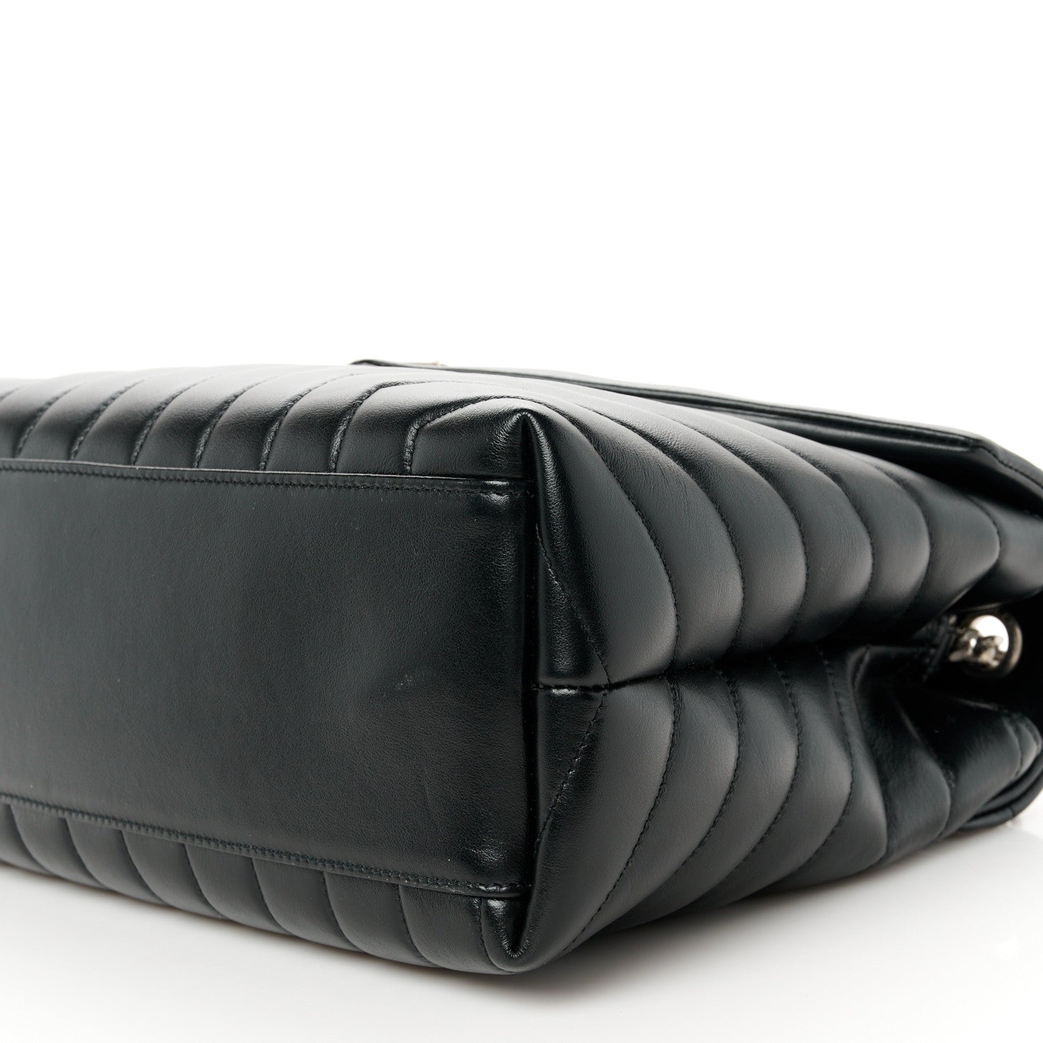 Saint Laurent Calfskin Y Quilted Monogram Medium Loulou Chain Satchel Black 11 of 11