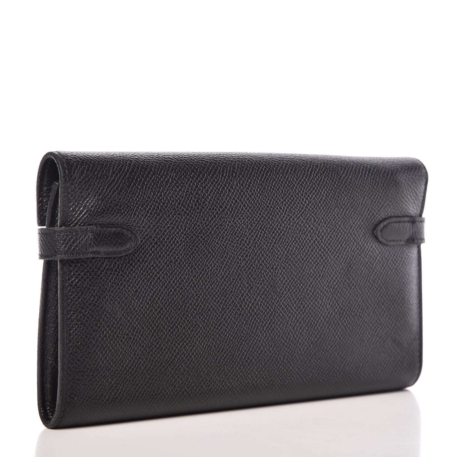 Hermes Epsom Kelly Longue Wallet Black 3 of 9