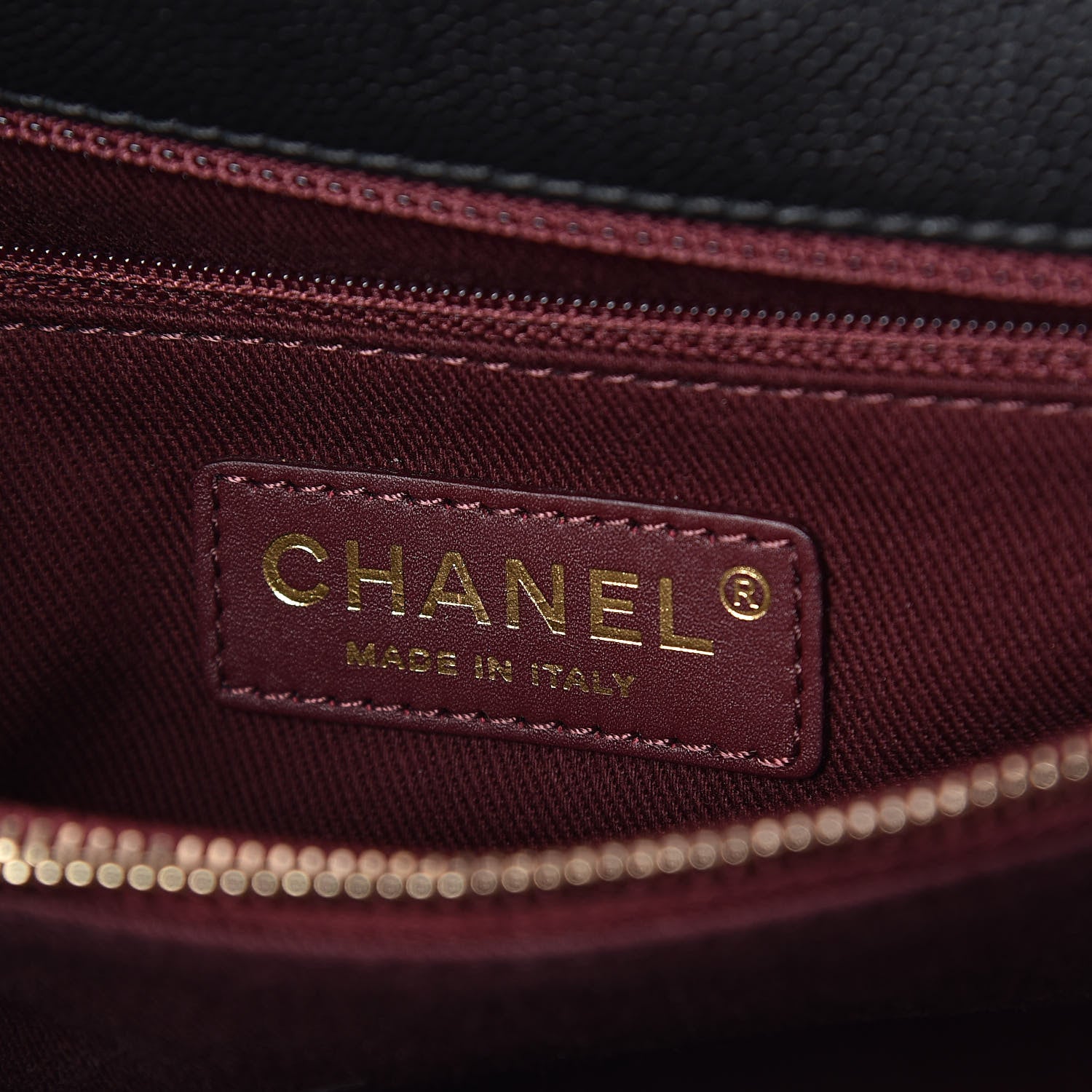 Chanel Caviar Quilted Medium Coco Handle Flap Black 6 of 10