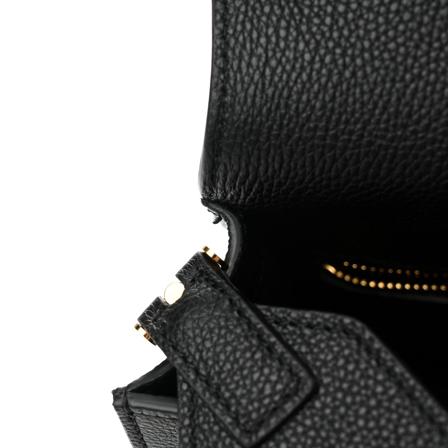 Tom Ford Grained Calfskin Mini T Clasp Tara Crossbody Bag Black 9 of 12