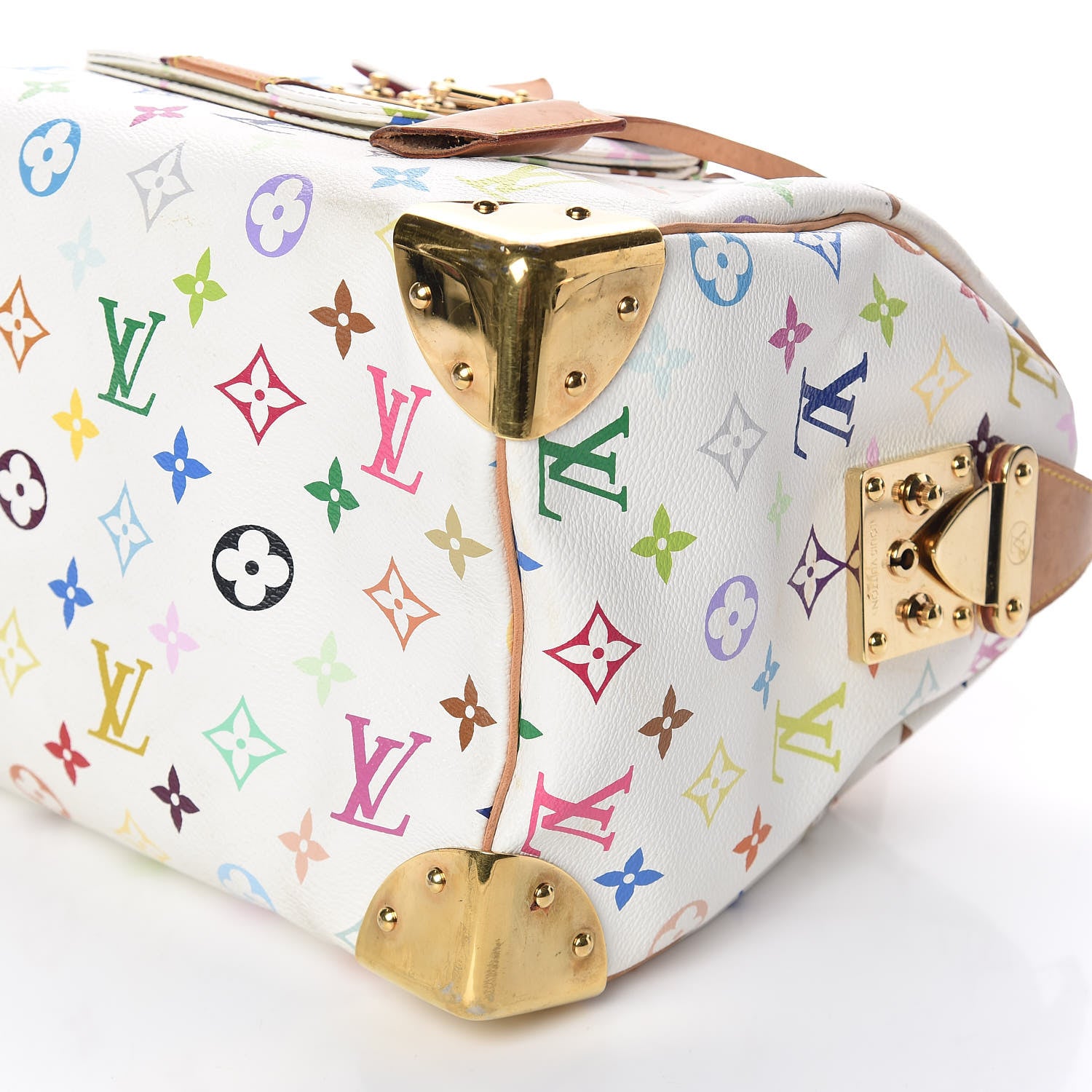 Louis Vuitton Monogram Multicolor Speedy 30 White 6 of 15