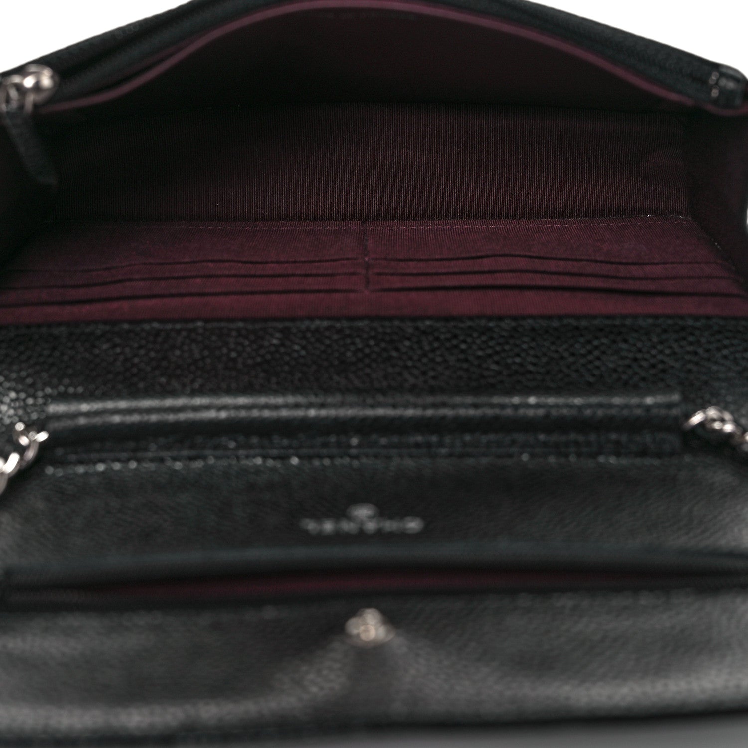 Chanel Caviar Quilted Wallet On Chain WOC Black 5 of 10