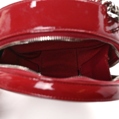 Chanel Patent Round As Earth Evening Bag Red 5 of 8
