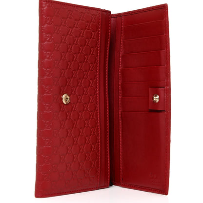 Gucci Soft Microguccissima Continental Wallet Red 6 of 11