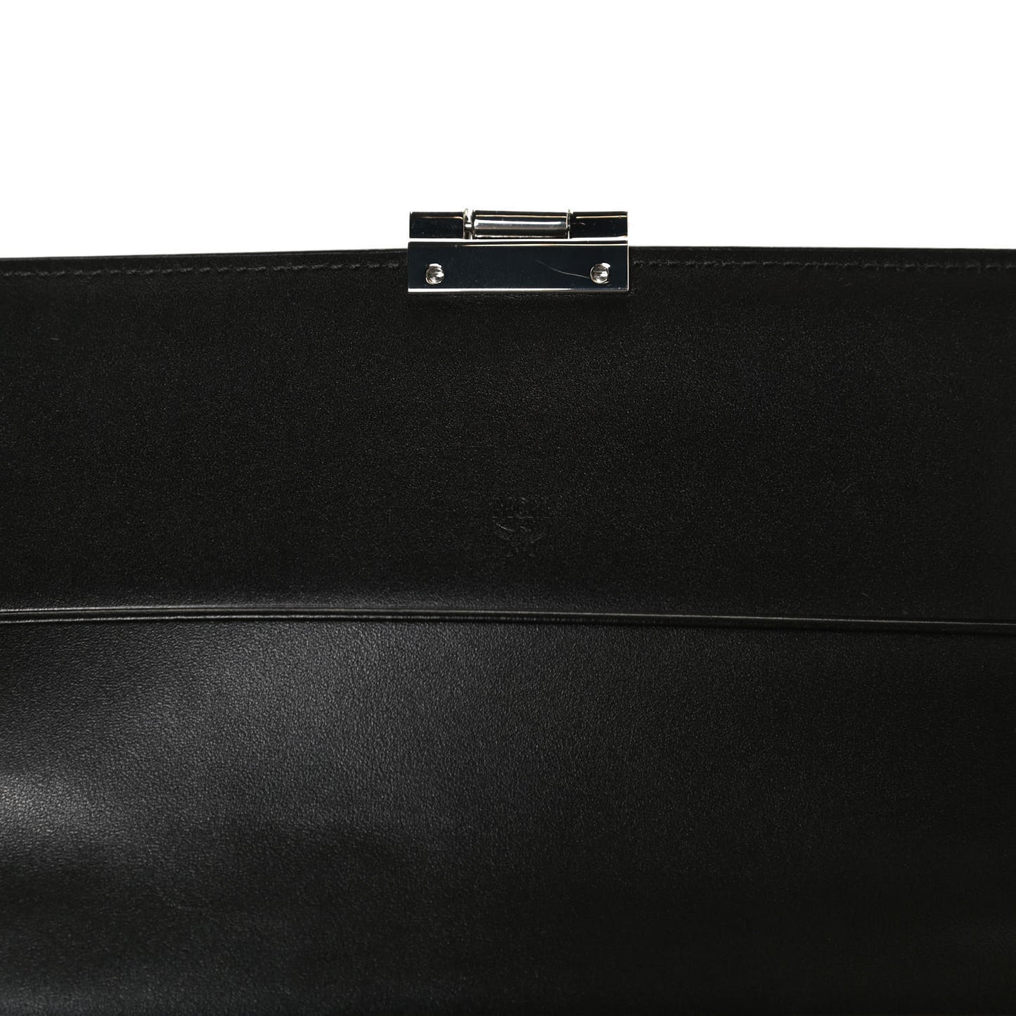 Calfskin Crossbody Wallet Black