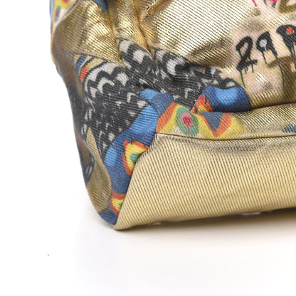 Chanel Graffiti Printed Canvas Street Spirit Backpack Multicolor 7 of 9