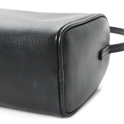 The Row Grained Calfskin 90's Bag Black 8 of 10
