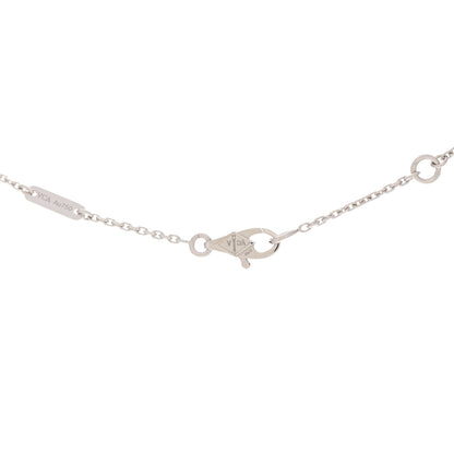 Van Cleef & Arpels 18K White Gold Diamond Mini Frivole Pendant Necklace 6 of 7