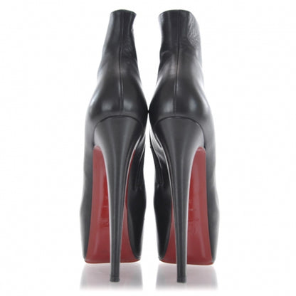 Christian Louboutin Calfskin Daf Booty 160 Ankle Boots 38.5 Black 3 of 8