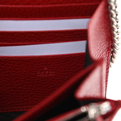 Gucci Calfskin Mini Dionysus Chain Wallet Hibiscus Red 6 of 9