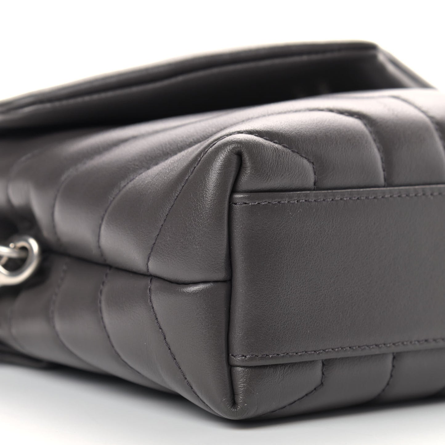 Calfskin Y Quilted Monogram Toy Loulou Crossbody Bag Earth