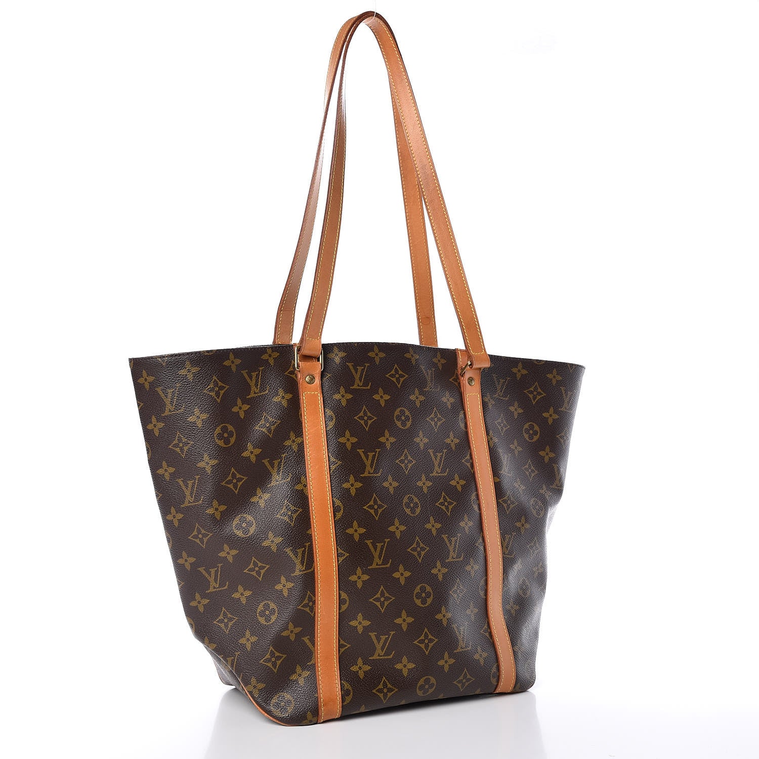 Louis Vuitton Monogram Sac Shopping Tote 3 of 12